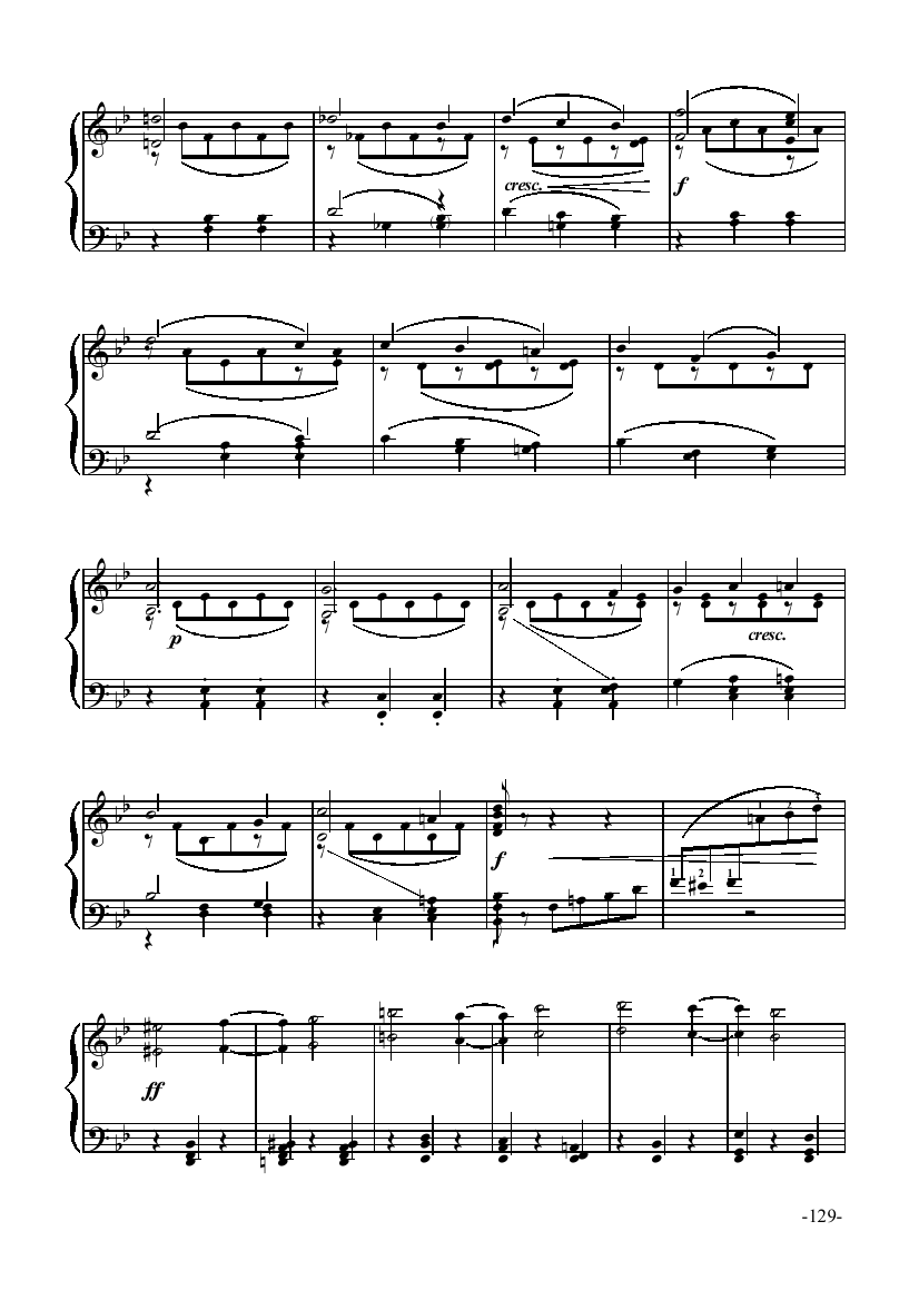 圆舞曲—舞剧《睡美人》 键盘类 钢琴钢琴曲谱（图5）