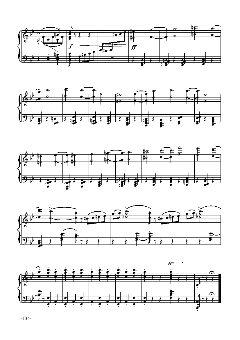 圆舞曲—舞剧《睡美人》 键盘类 钢琴钢琴曲谱（图10）