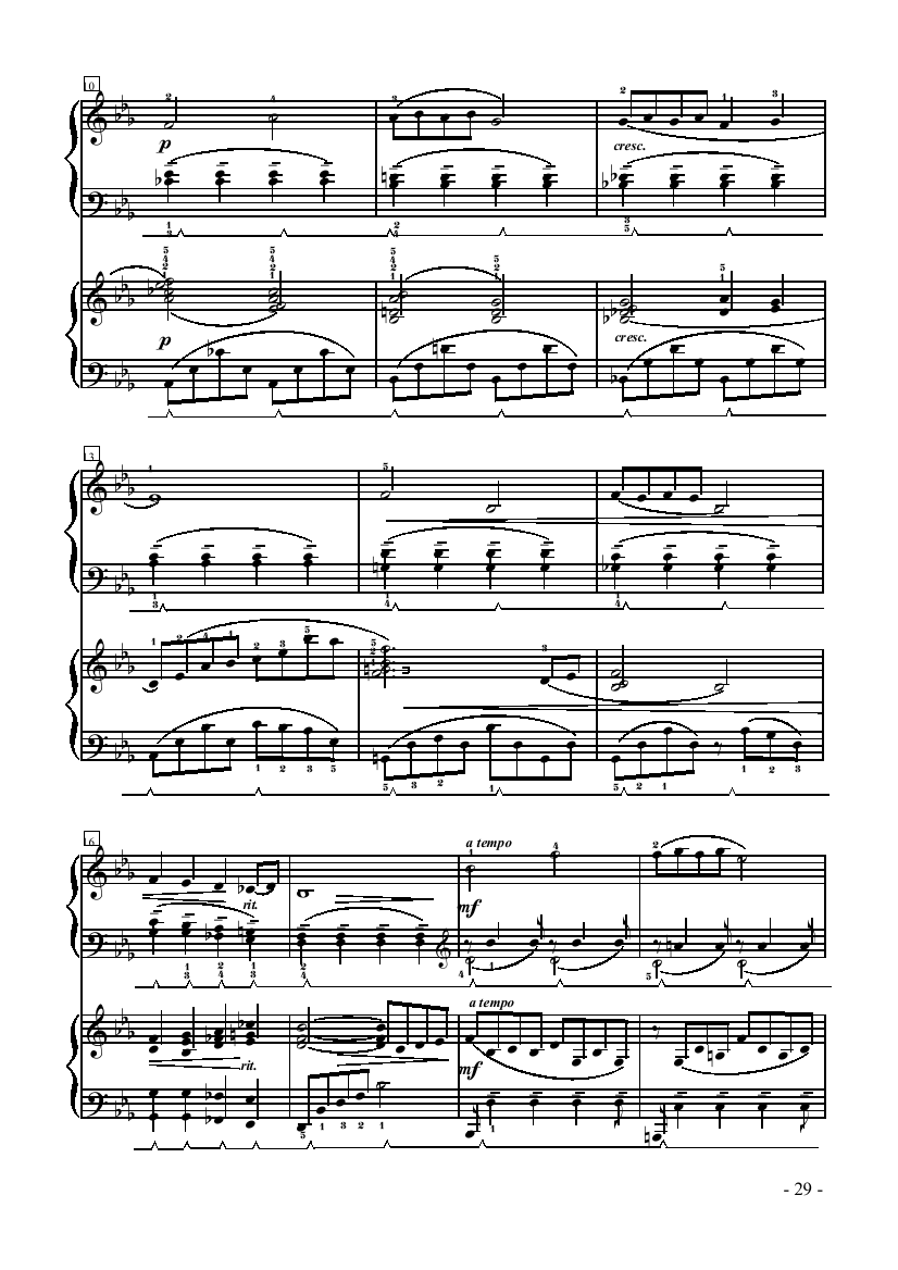 伊万歌唱—双钢琴 键盘类 钢琴钢琴曲谱（图2）