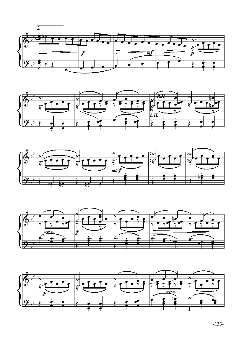 圆舞曲—舞剧《睡美人》 键盘类 钢琴钢琴曲谱（图9）