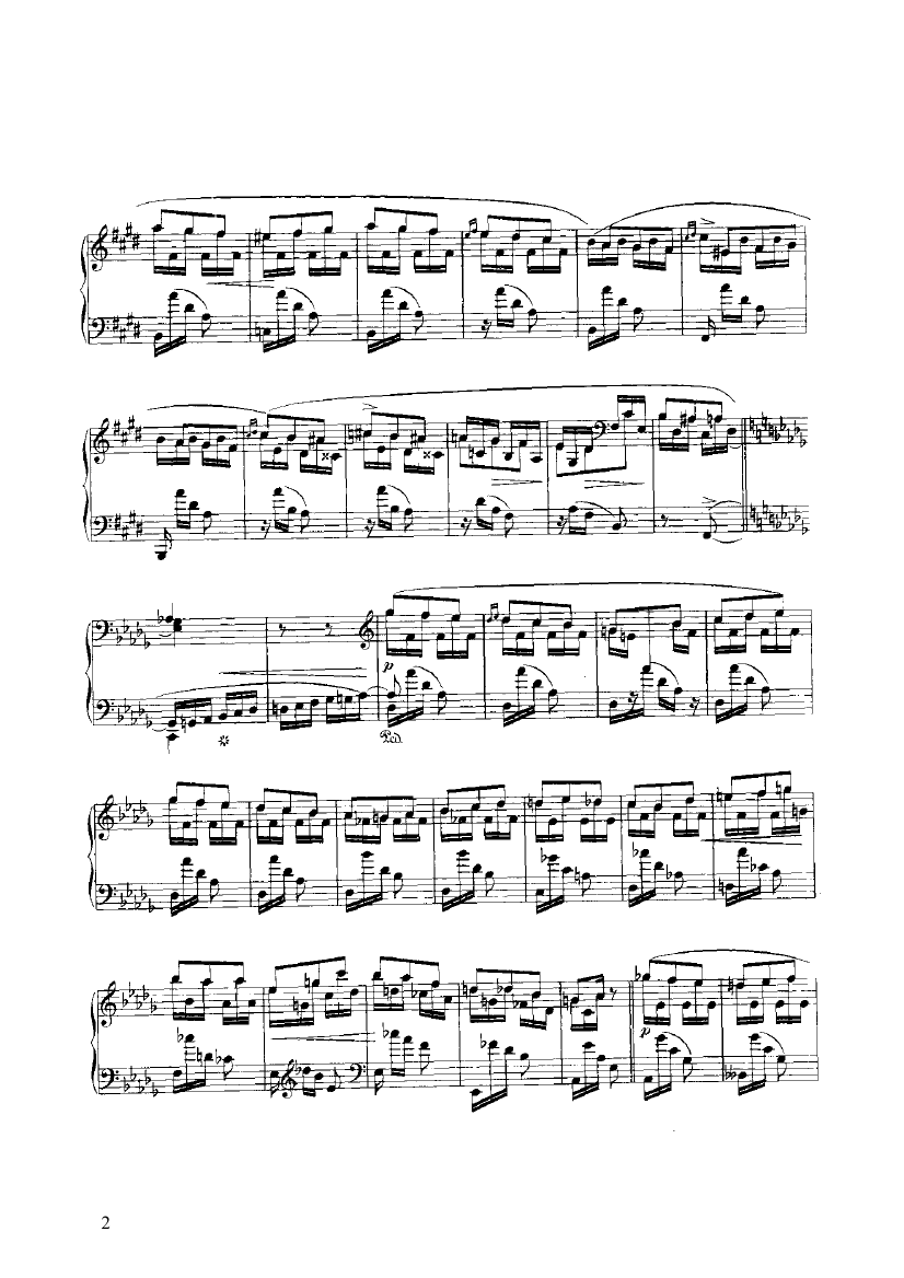 晚上 键盘类 钢琴钢琴曲谱（图2）
