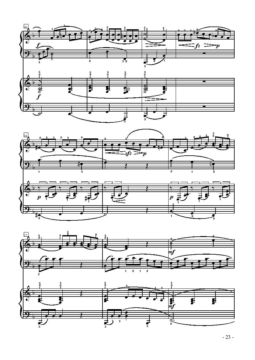 小奏鸣曲-双钢琴 键盘类 钢琴钢琴曲谱（图5）