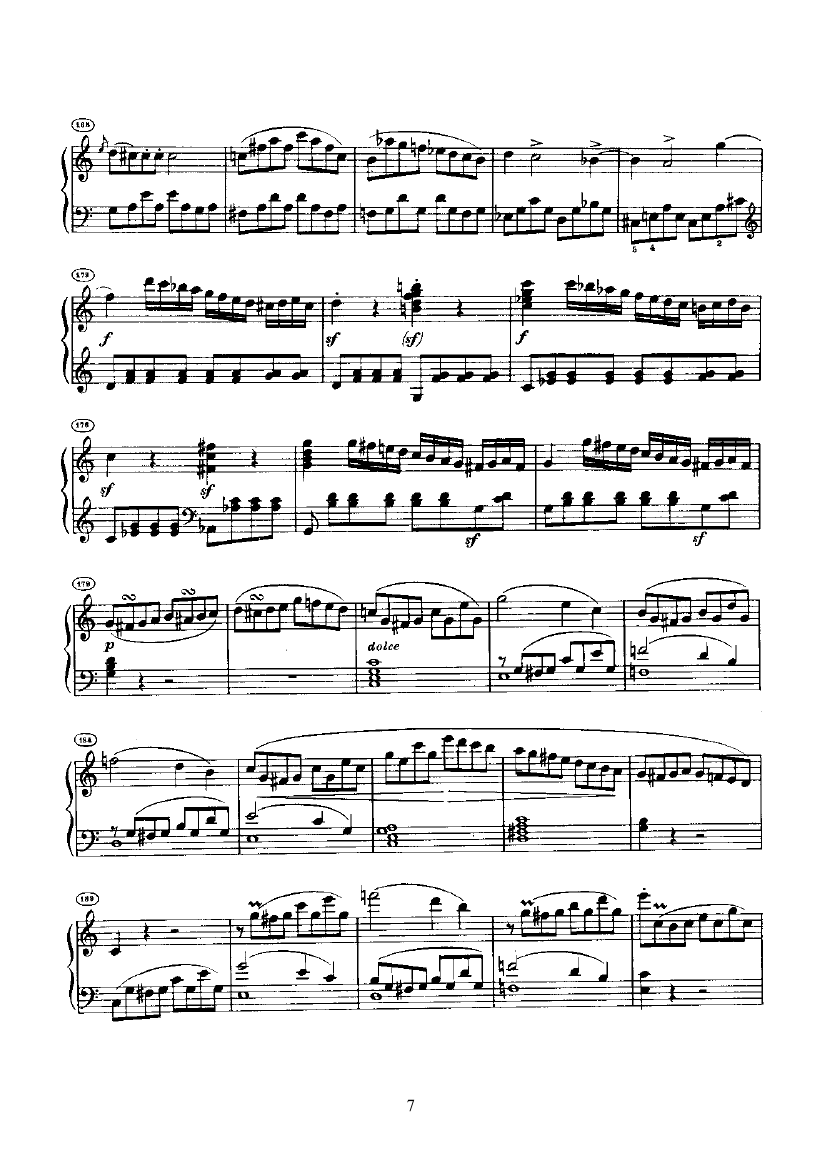 奏鸣曲(Opus2 Nr.3) 键盘类 钢琴钢琴曲谱（图7）