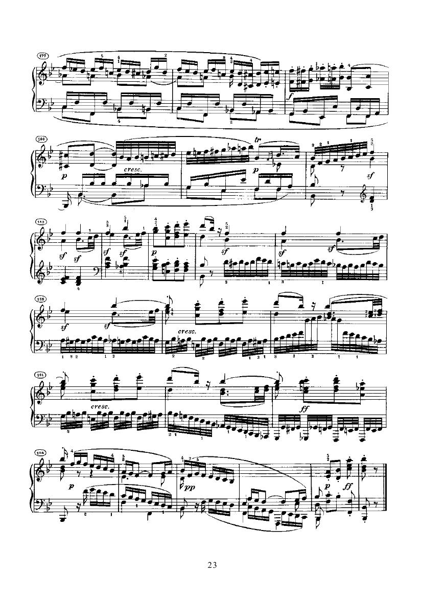 奏鸣曲(Opus22) 键盘类 钢琴钢琴曲谱（图23）