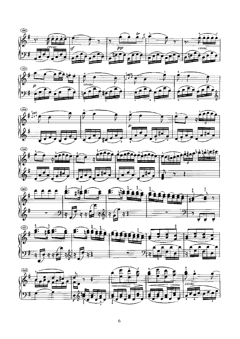 奏鸣曲(Opus14 Nr.2) 键盘类 钢琴钢琴曲谱（图6）