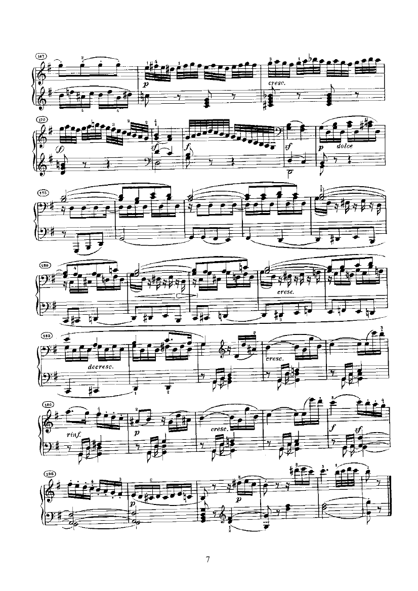 奏鸣曲(Opus14 Nr.2) 键盘类 钢琴钢琴曲谱（图7）