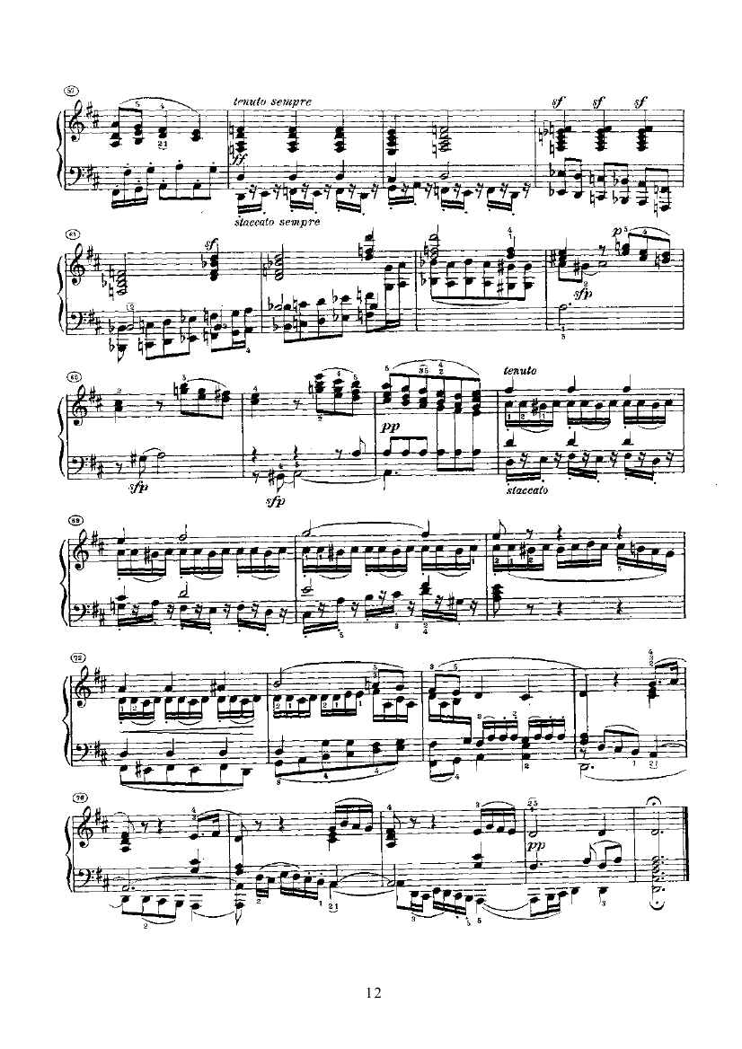 奏鸣曲(Opus2 Nr.3) 键盘类 钢琴钢琴曲谱（图12）