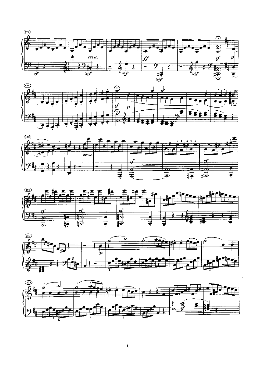 奏鸣曲(Opus10 Nr.3) 键盘类 钢琴钢琴曲谱（图6）