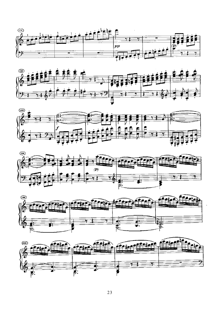 奏鸣曲(Opus2 Nr.3) 键盘类 钢琴钢琴曲谱（图23）