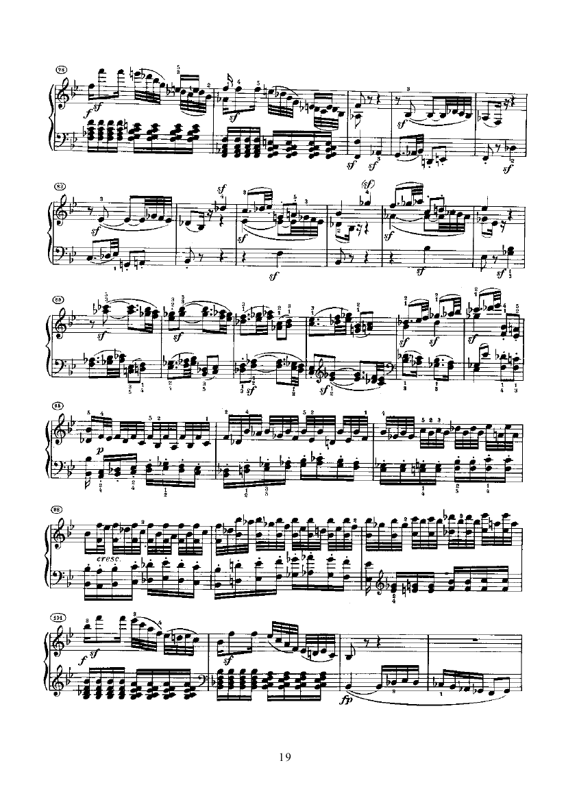 奏鸣曲(Opus22) 键盘类 钢琴钢琴曲谱（图19）