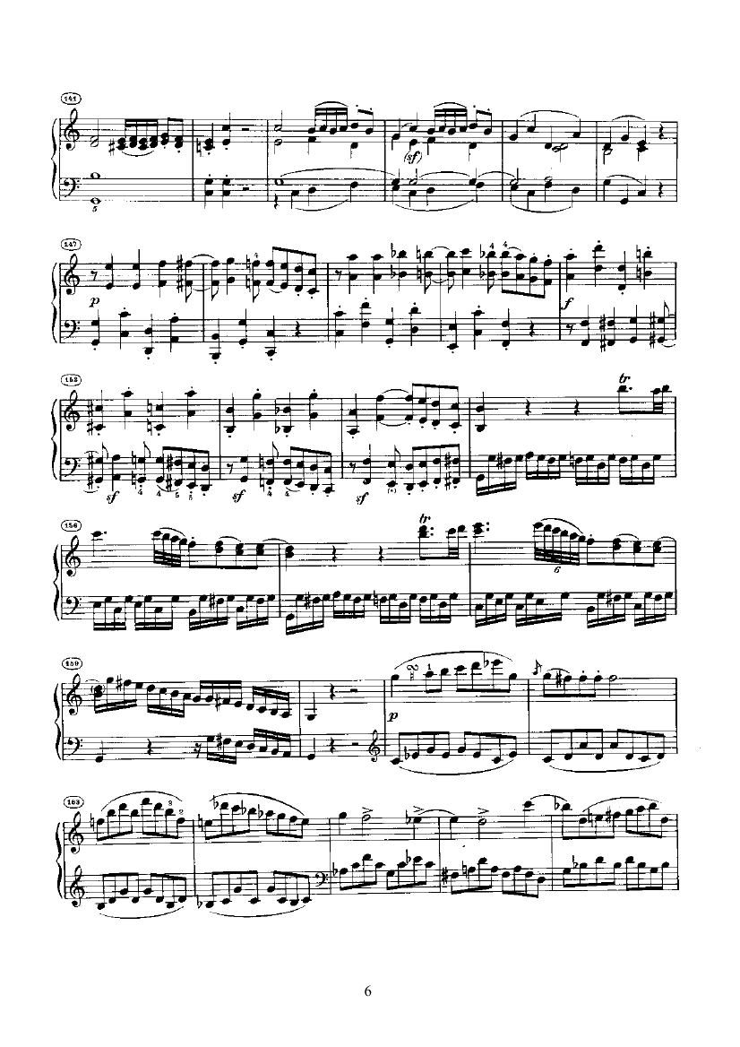 奏鸣曲(Opus2 Nr.3) 键盘类 钢琴钢琴曲谱（图6）