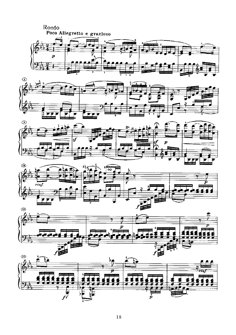 奏鸣曲(Opus7) 键盘类 钢琴钢琴曲谱（图18）