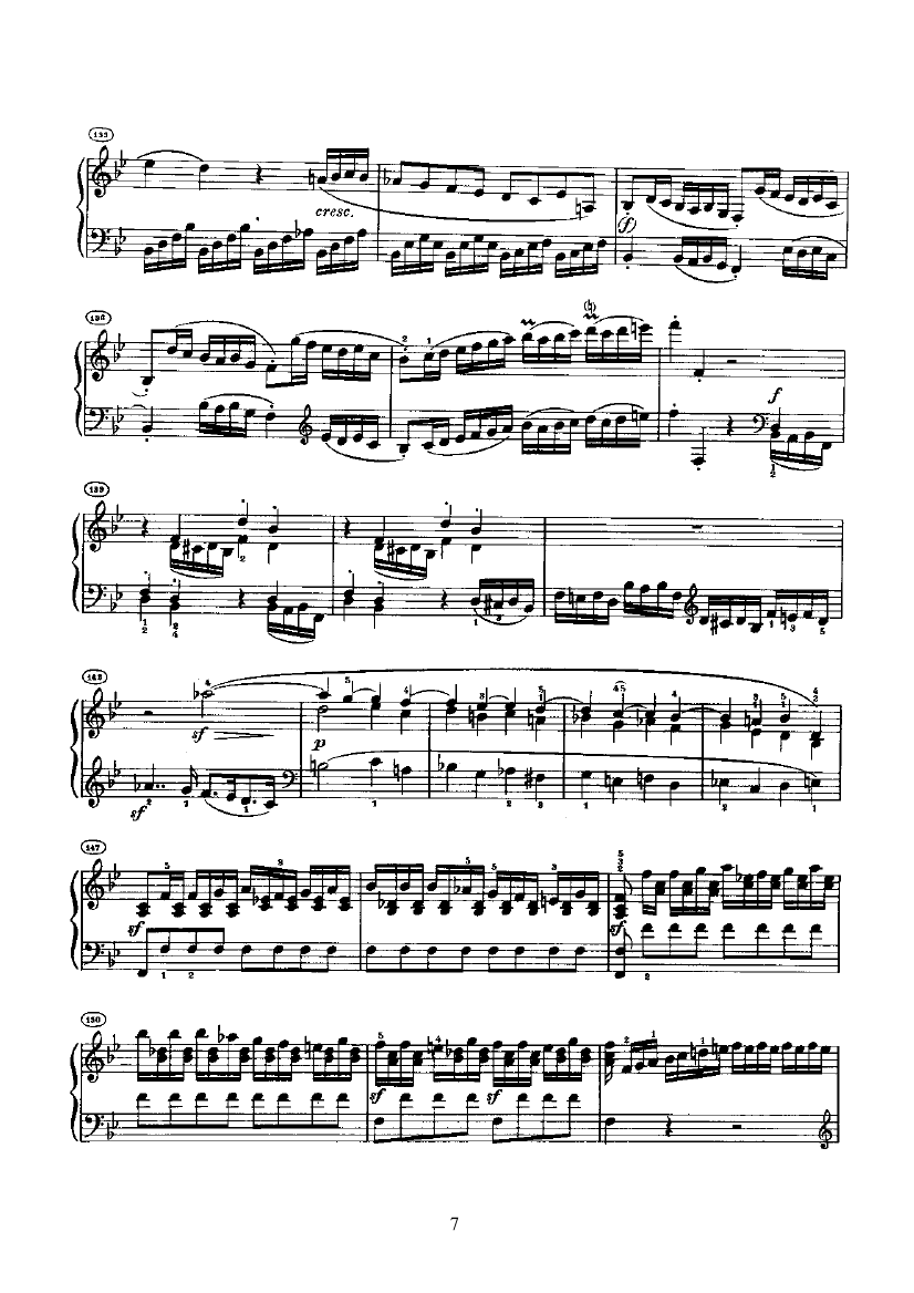 奏鸣曲(Opus22) 键盘类 钢琴钢琴曲谱（图7）