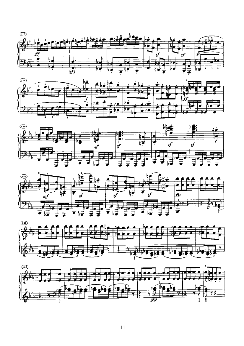 奏鸣曲(Opus27 Nr.1) 键盘类 钢琴钢琴曲谱（图11）