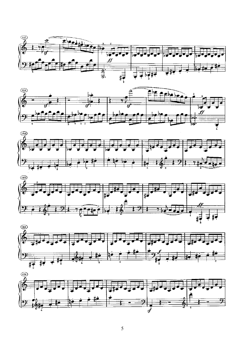 奏鸣曲(Opus10 Nr.3) 键盘类 钢琴钢琴曲谱（图5）