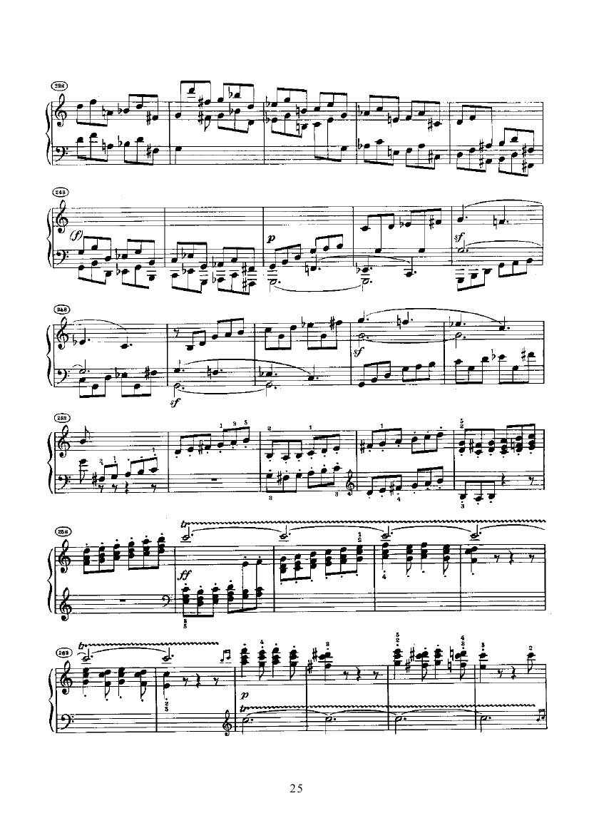 奏鸣曲(Opus2 Nr.3) 键盘类 钢琴钢琴曲谱（图25）