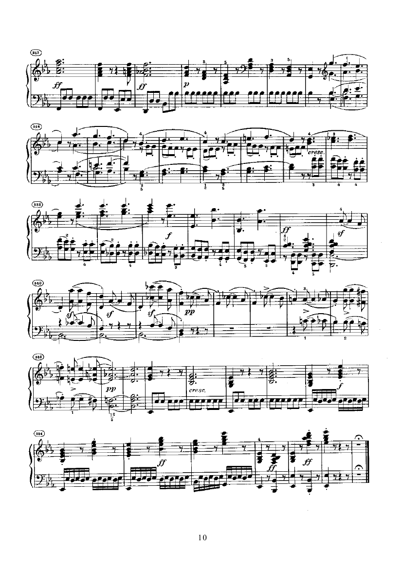 奏鸣曲(Opus7) 键盘类 钢琴钢琴曲谱（图10）