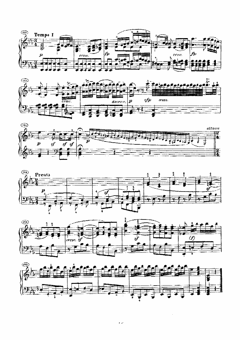 奏鸣曲(Opus27 Nr.1) 键盘类 钢琴钢琴曲谱（图15）