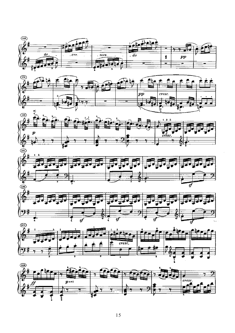 奏鸣曲(Opus14 Nr.2) 键盘类 钢琴钢琴曲谱（图15）