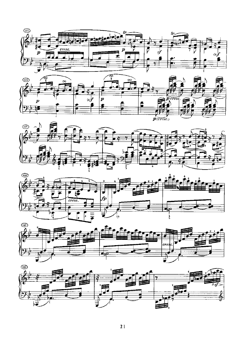 奏鸣曲(Opus22) 键盘类 钢琴钢琴曲谱（图21）