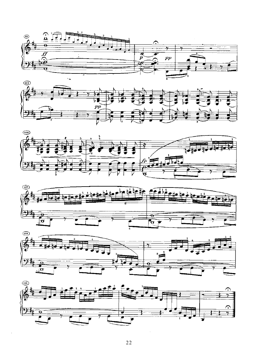 奏鸣曲(Opus10 Nr.3) 键盘类 钢琴钢琴曲谱（图22）