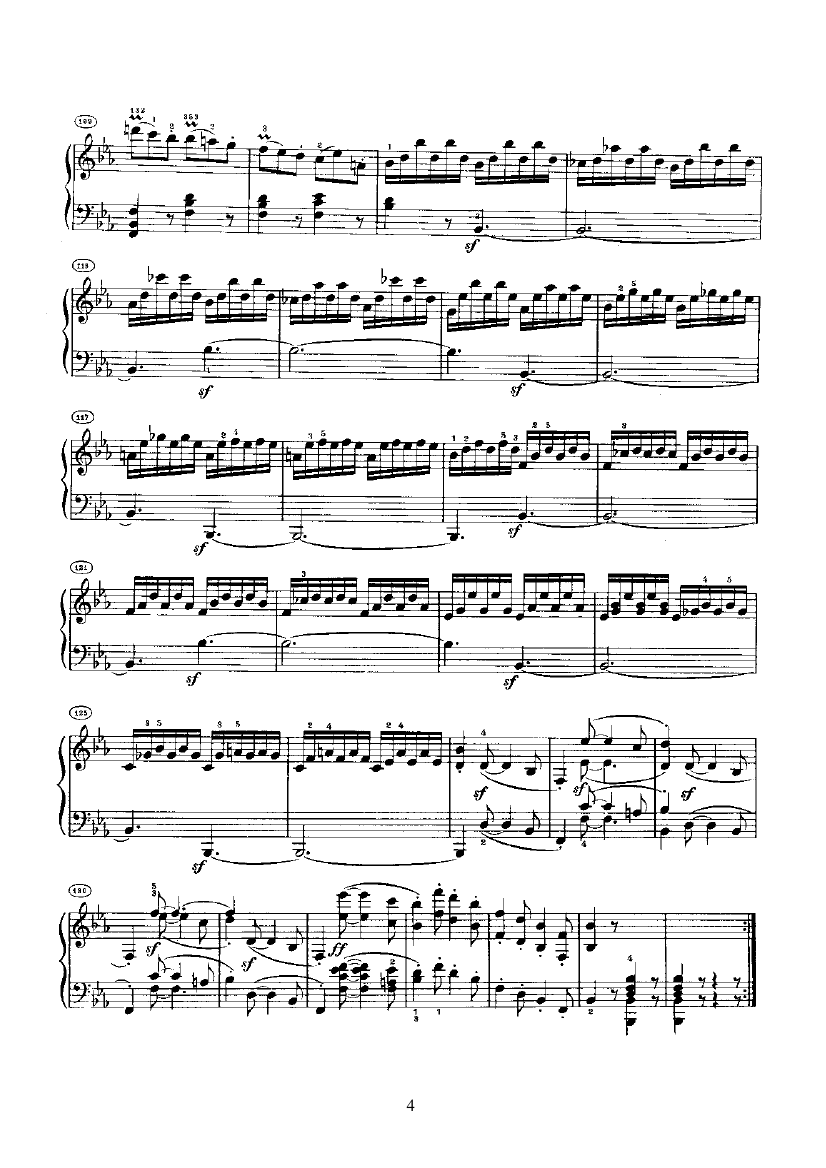 奏鸣曲(Opus7) 键盘类 钢琴钢琴曲谱（图4）