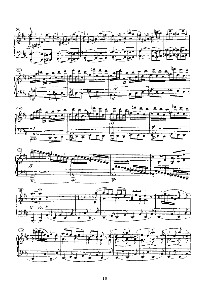 奏鸣曲(Opus28) 键盘类 钢琴钢琴曲谱（图18）