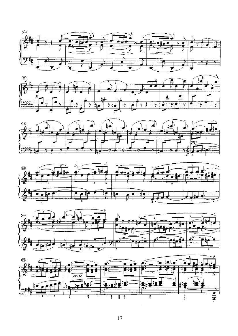奏鸣曲(Opus28) 键盘类 钢琴钢琴曲谱（图17）