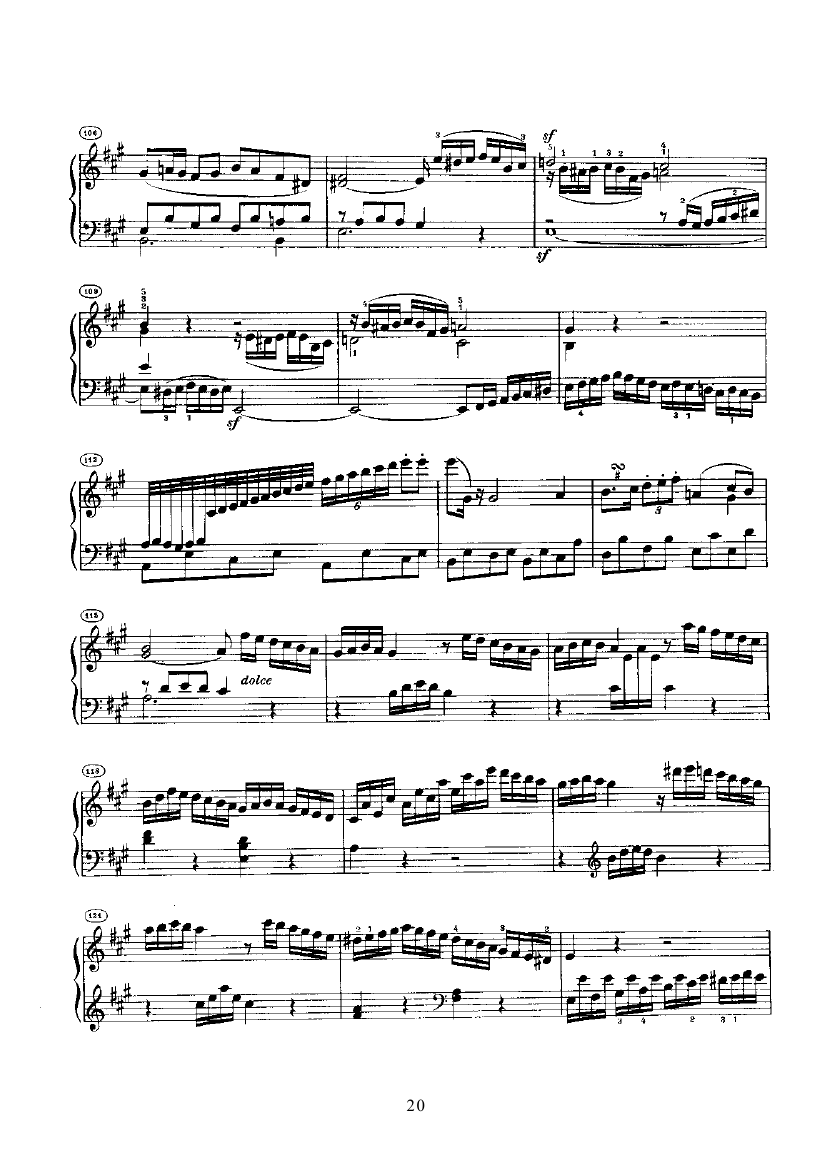奏鸣曲(Opus2 Nr.2) 键盘类 钢琴钢琴曲谱（图20）