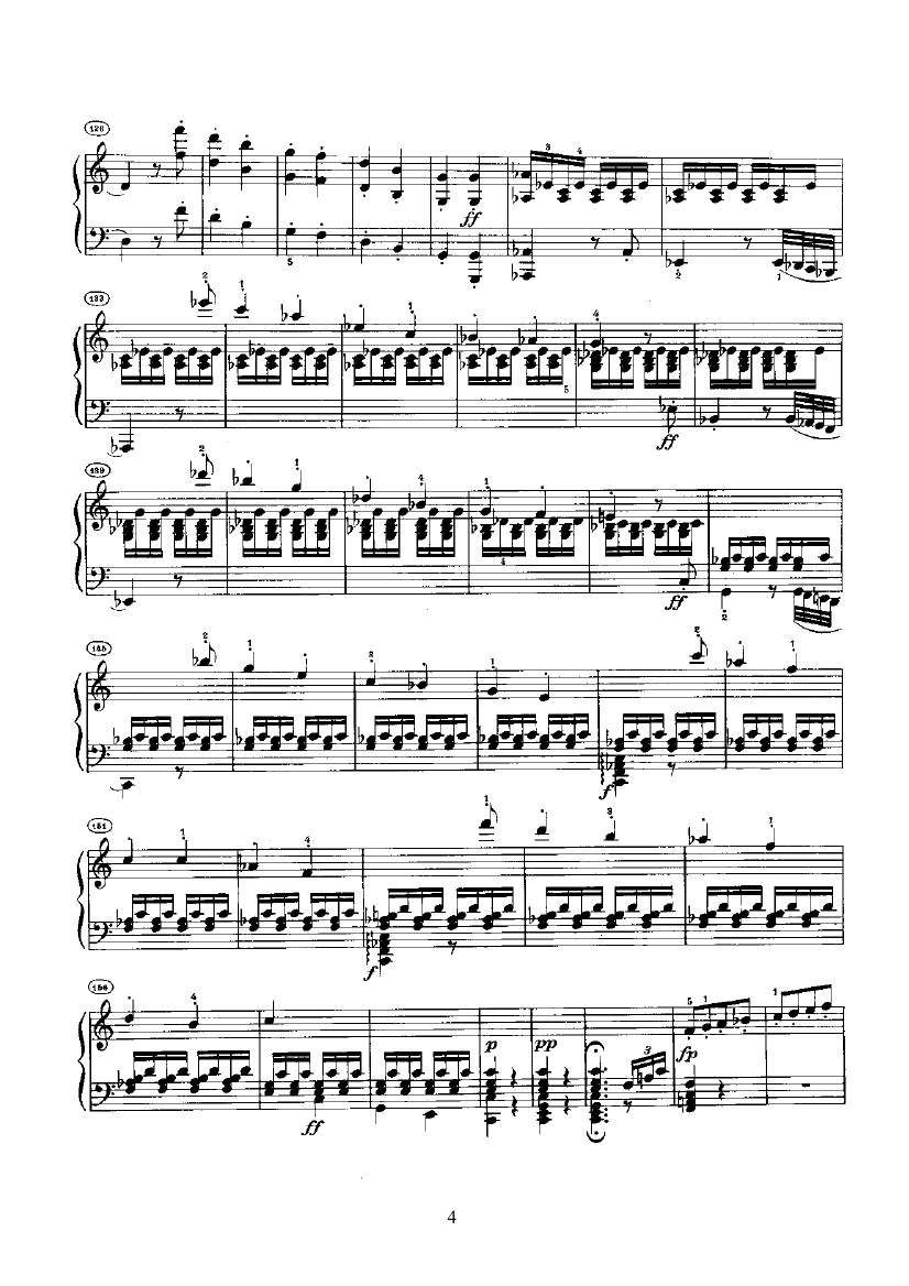 奏鸣曲(Opus2 Nr.2) 键盘类 钢琴钢琴曲谱（图4）