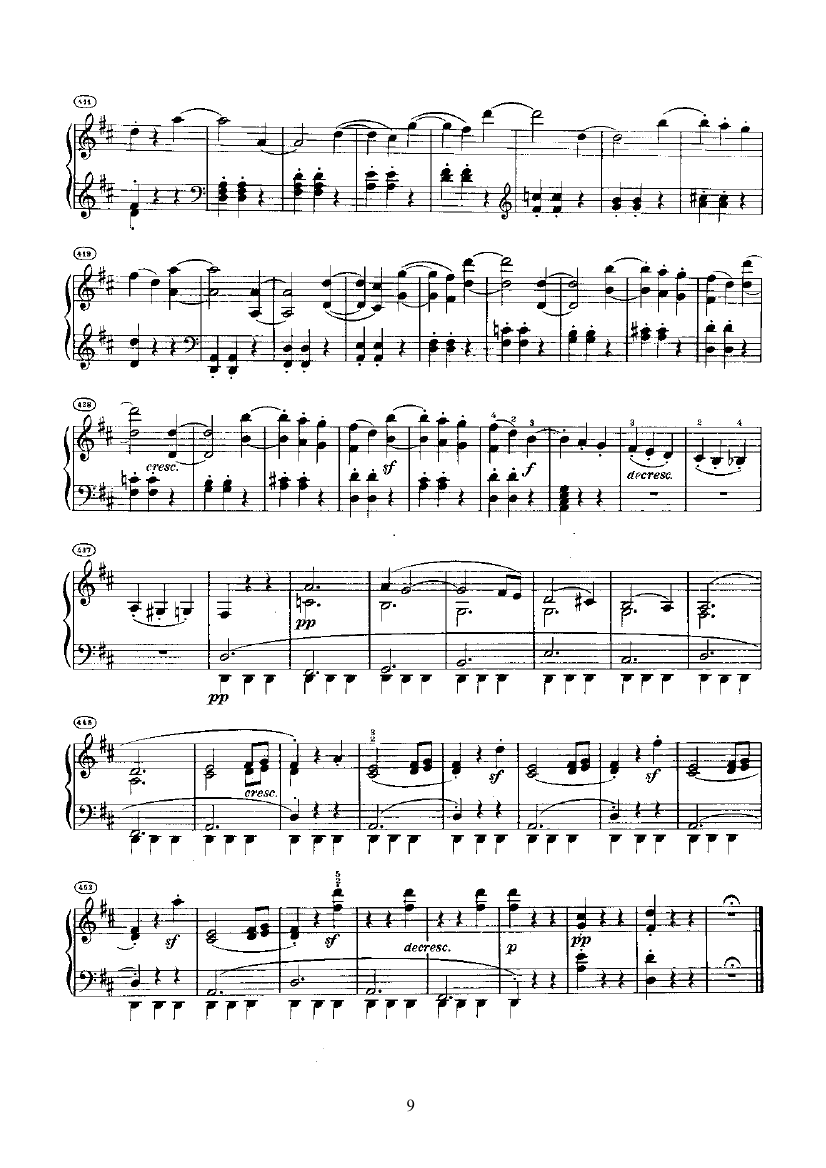 奏鸣曲(Opus28) 键盘类 钢琴钢琴曲谱（图9）