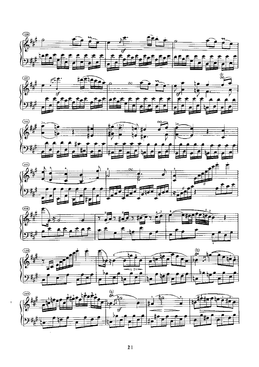 奏鸣曲(Opus2 Nr.2) 键盘类 钢琴钢琴曲谱（图21）