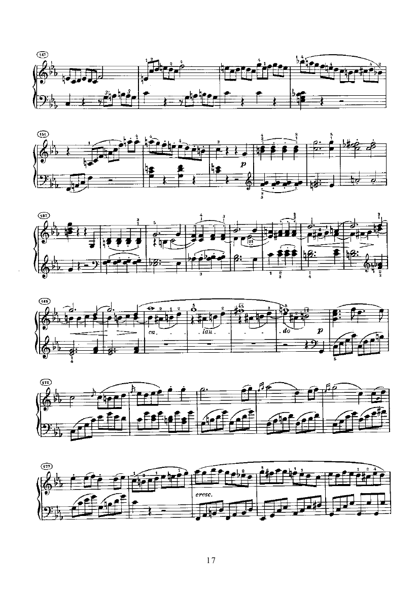 奏鸣曲(Opus13) 键盘类 钢琴钢琴曲谱（图17）