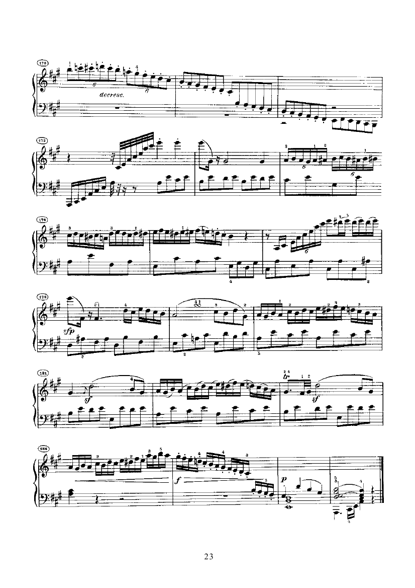 奏鸣曲(Opus2 Nr.2) 键盘类 钢琴钢琴曲谱（图23）