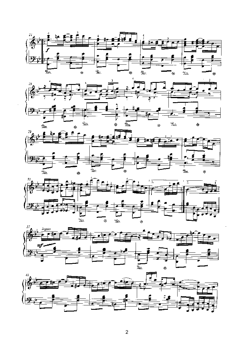 尤金妮亚 键盘类 钢琴钢琴曲谱（图2）
