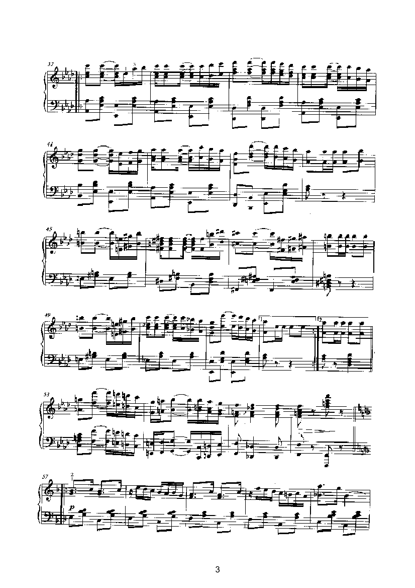 阿拉巴马吹来的风 键盘类 钢琴钢琴曲谱（图3）