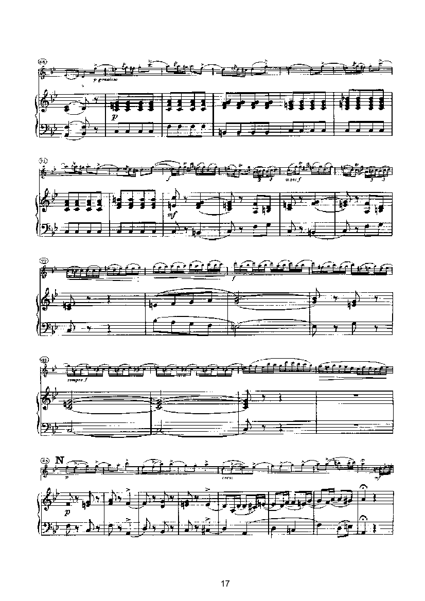 第六小提琴协奏曲 键盘类 钢琴钢琴曲谱（图17）