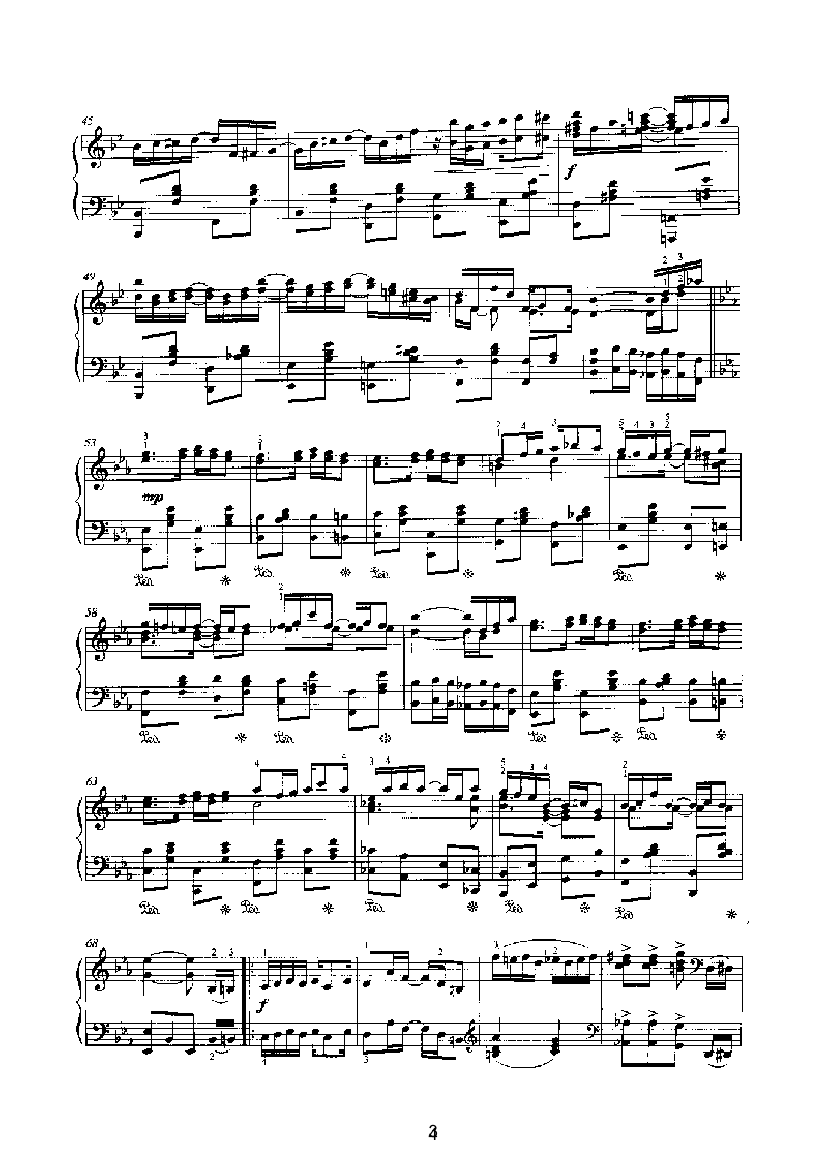 尤金妮亚 键盘类 钢琴钢琴曲谱（图3）