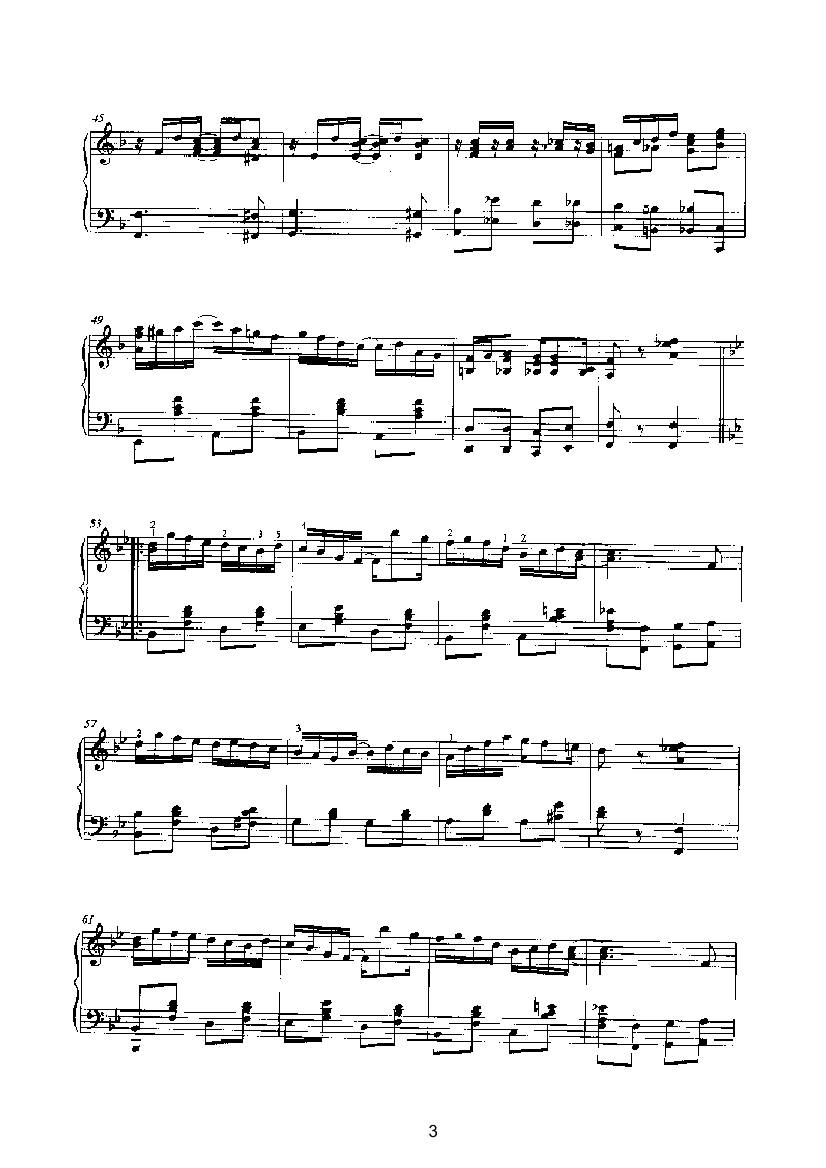 切分精粹 键盘类 钢琴钢琴曲谱（图3）