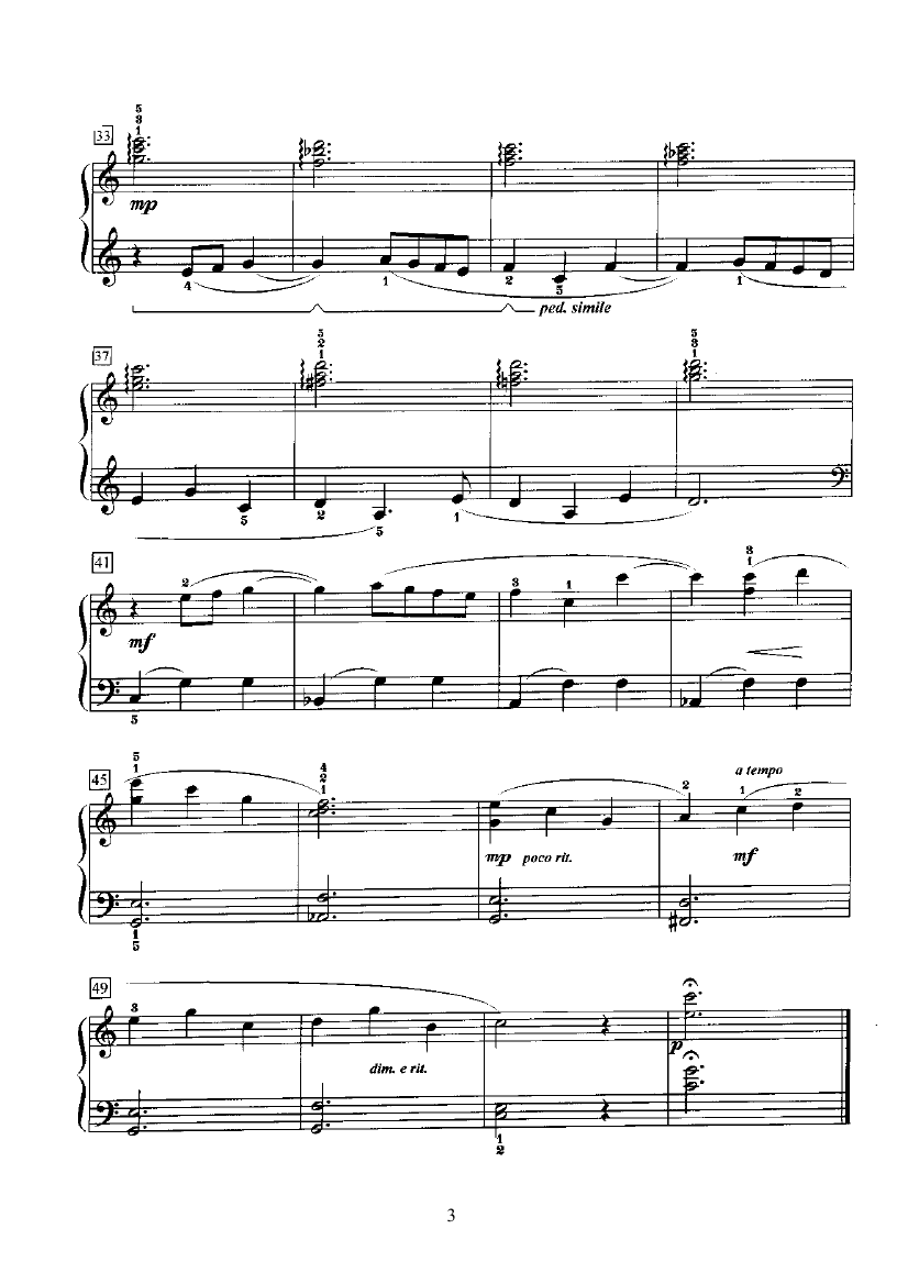 八音盒的旋律 键盘类 钢琴钢琴曲谱（图3）