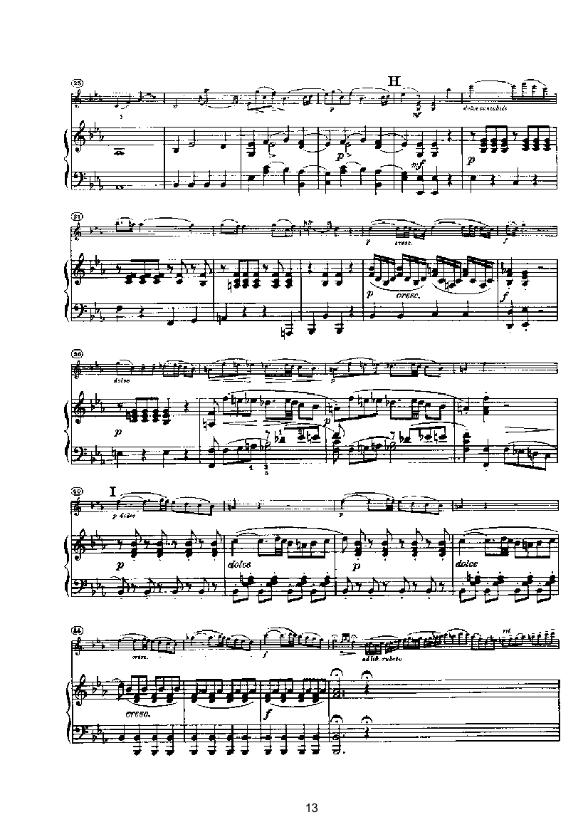 第六小提琴协奏曲 键盘类 钢琴钢琴曲谱（图13）