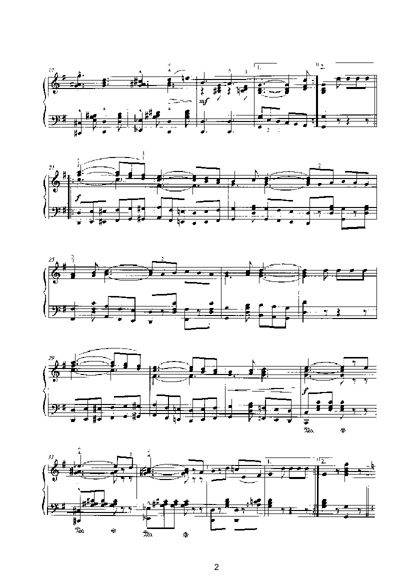 安托奈特 键盘类 钢琴钢琴曲谱（图2）