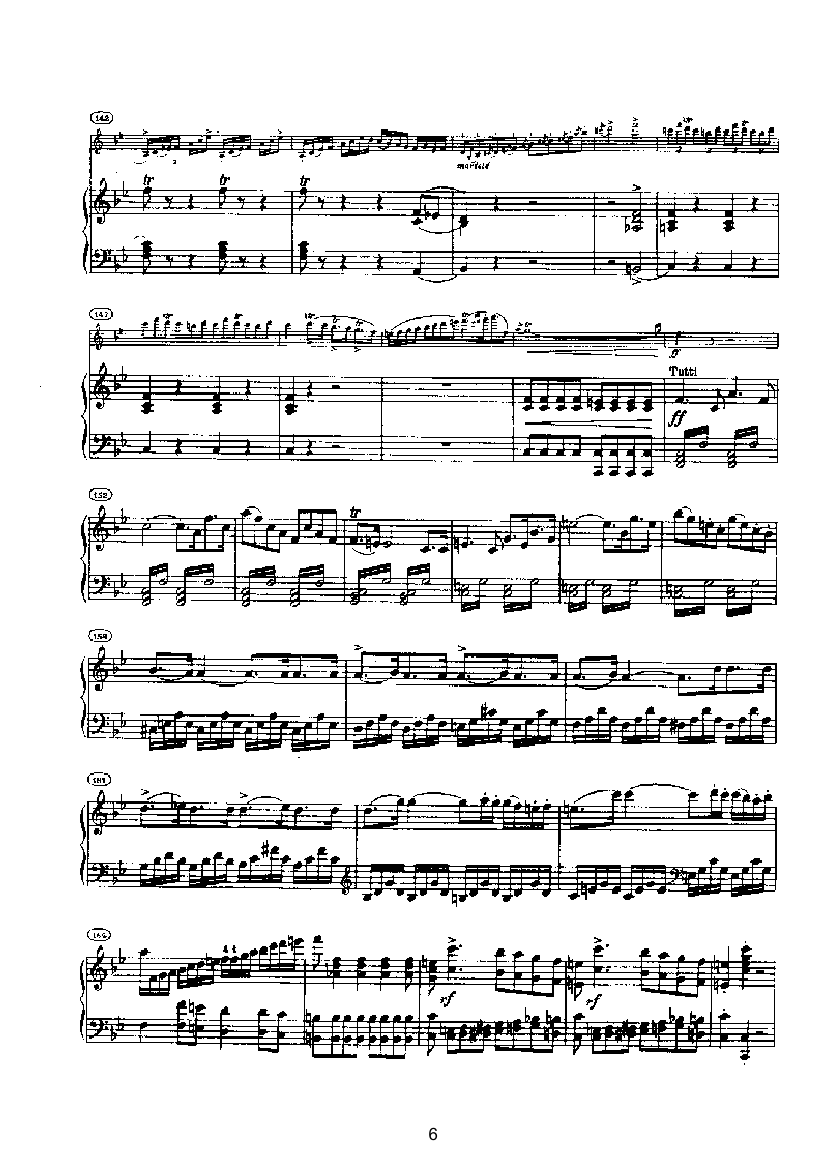第六小提琴协奏曲 键盘类 钢琴钢琴曲谱（图6）