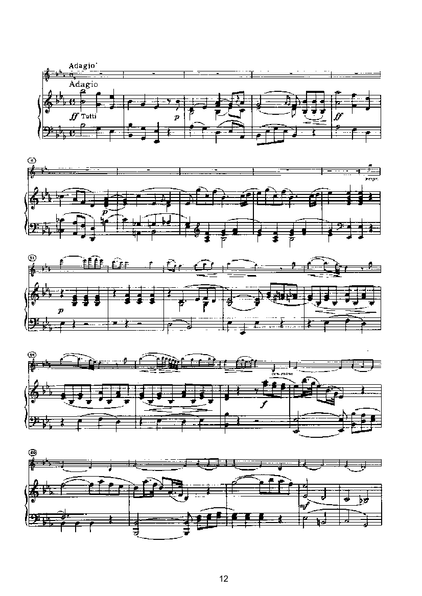 第六小提琴协奏曲 键盘类 钢琴钢琴曲谱（图12）
