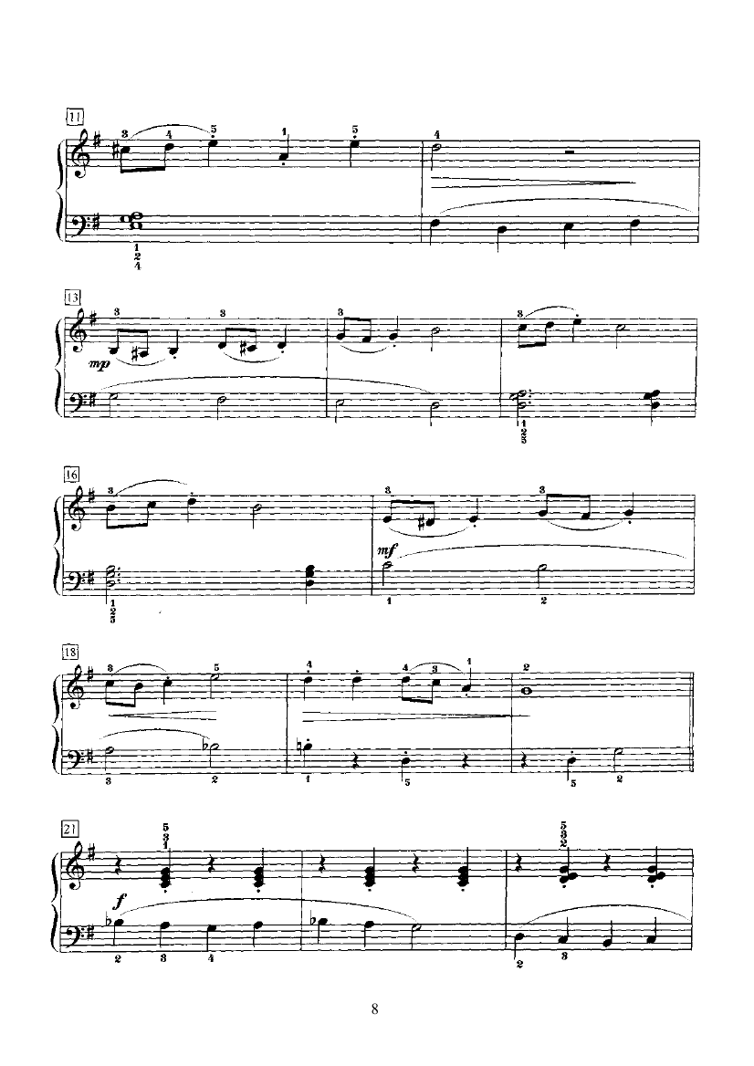 鲍伯的旋律 键盘类 钢琴钢琴曲谱（图8）