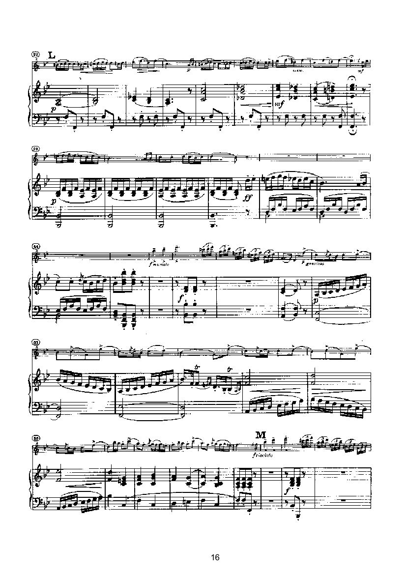 第六小提琴协奏曲 键盘类 钢琴钢琴曲谱（图16）