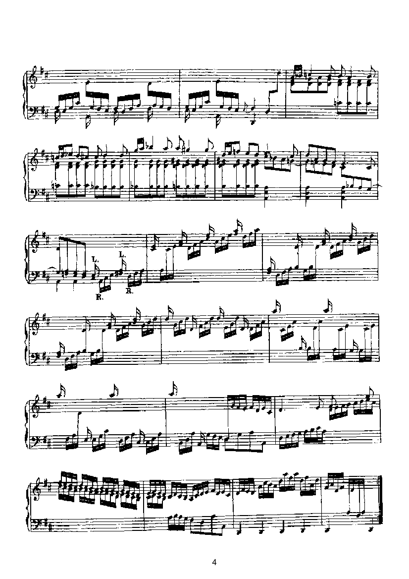 二十首经典奏鸣曲第九首 键盘类 钢琴钢琴曲谱（图4）