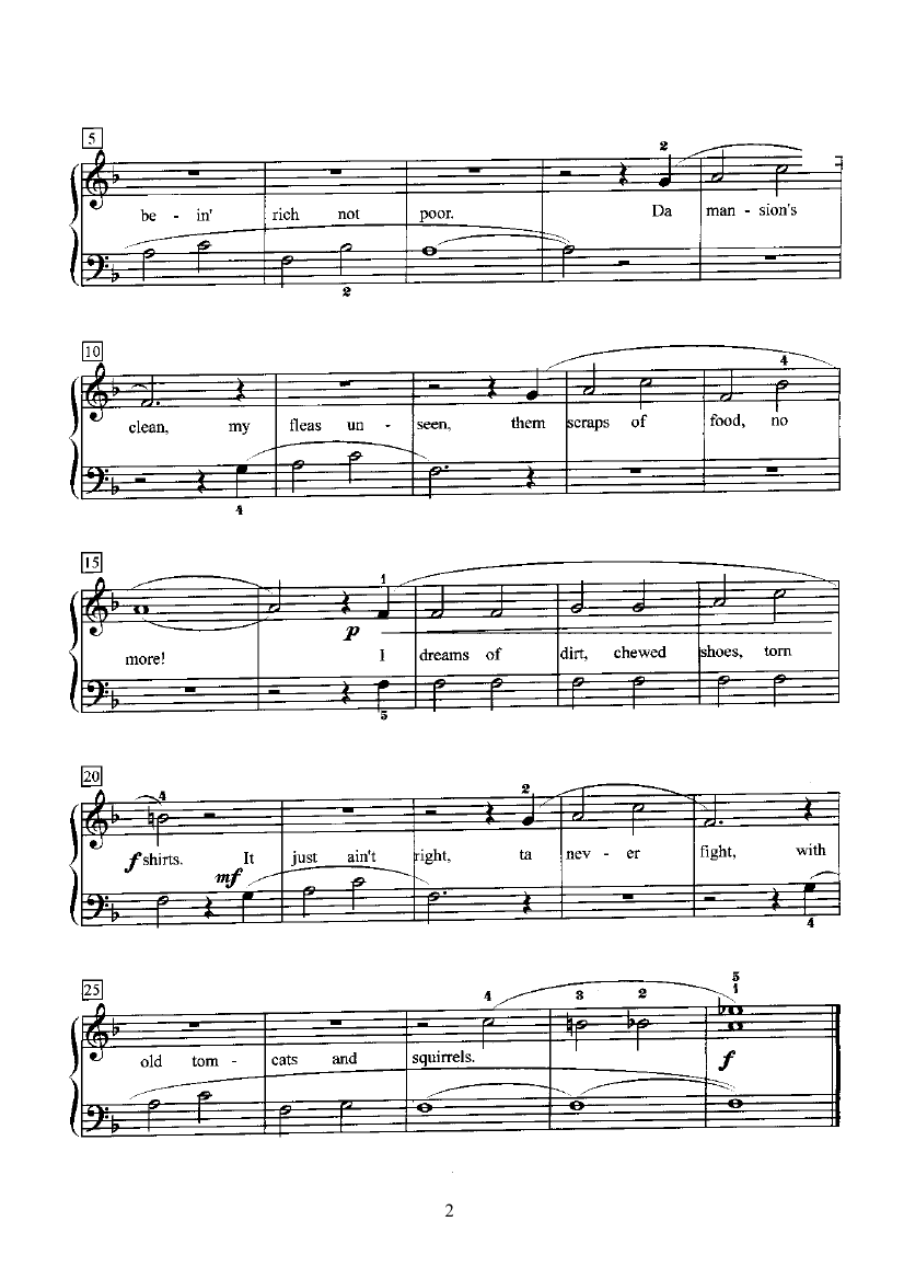 华贵的猎狗 键盘类 钢琴钢琴曲谱（图2）