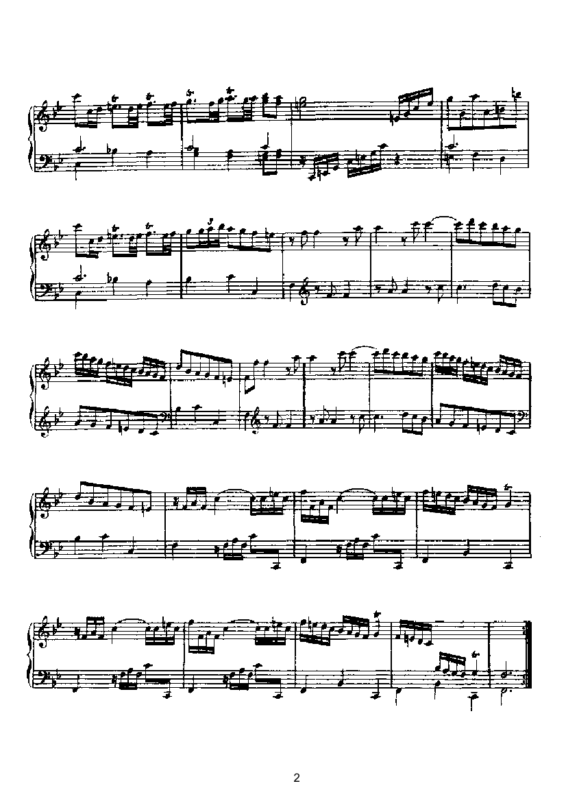 二十首经典奏鸣曲第十八首 键盘类 钢琴钢琴曲谱（图2）