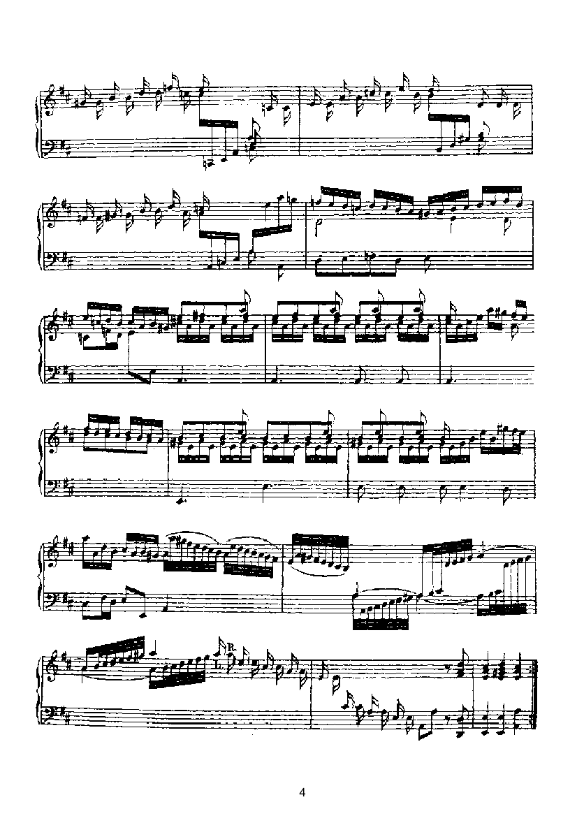 二十首经典奏鸣曲第七首 键盘类 钢琴钢琴曲谱（图4）